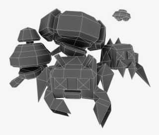 Low Poly Space Invaders - Origami #8461347 Low Poly Space Invaders - Origami #8461347