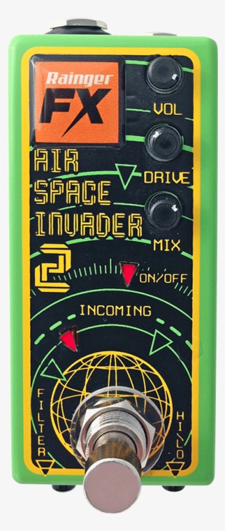 Rainger Fx Air Space Invader 2 Overdrive Pedal - Effects Unit #8461695
