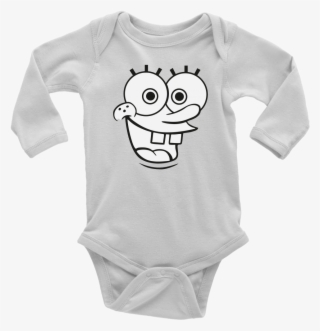 New Long Sleeve Baby Bodysuit Spongebob Face Size Nb - Infant Bodysuit #8462777