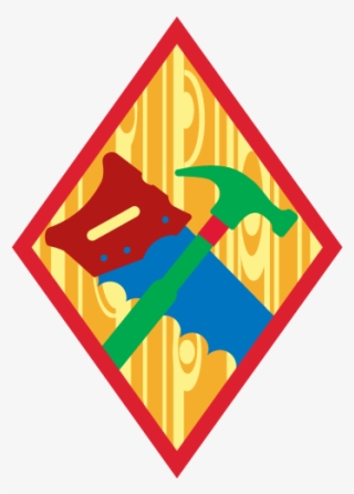 Through Earning This Badge, Add To Your Talents With - Girl Scout Woodworking Badge #8463431