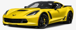 Yellow 2017 Chevrolet Corvette Z06 On White Background - Dodge Viper 2017 White #8463468