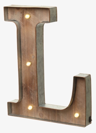 Letter L Png Photo - Light Up Letters Metal #8463776