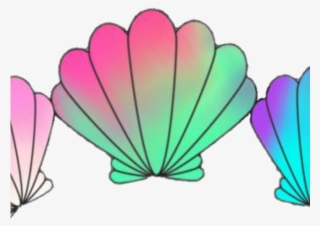 Mermaid Clipart Seashell - Mermaid Shell Clipart Png #8464358