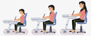 Your Kid Spends 8 Hours A Day At A Desk, Make It Adjust - Sitting #8465684