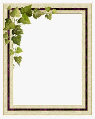 Cadre Photo Lierre Photo Images, Tube, Scrap, Photo - Cadre Vierge Pour Montage #8465884