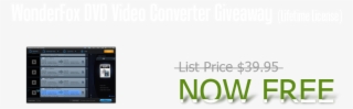 Wonderfox Dvd Video Converter Giveaway - Electronics #8466796