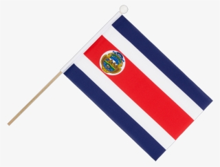 Hand Waving Flag 6x9" - Drapeau Costa Rica Png #8466823