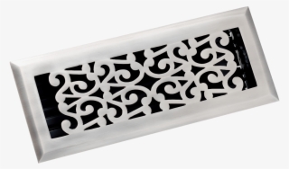 4 X 12 In Scroll Brass Floor Register - Register #8467256