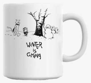 Calvin & Hobbes Winter Is Coming Mug - Calvin And Hobbes Winter Is Coming #8467869