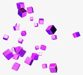 Ftestickers Geometricstickers 3d Shapes - Abstrak Biru Png #8468373