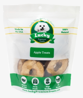 Lucky Premium Treats Apple Rings Dog Treats, Bag - Jerky Bits #8468408