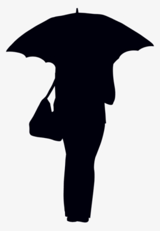 Free Png Woman With Umbrella Silhouette Png Png - Umbrella #8471145