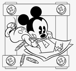 Baby Coloring Pages - Desenho Do Mickey Mouse Para Colorir #8471636