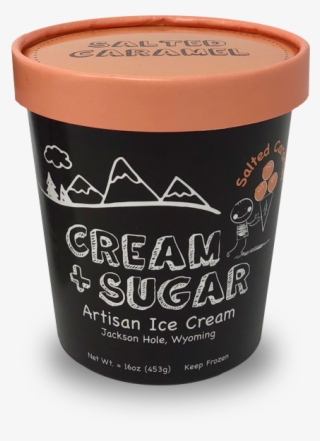 Salted Caramel Ice Cream Pint - Marshmallow Creme #8472239