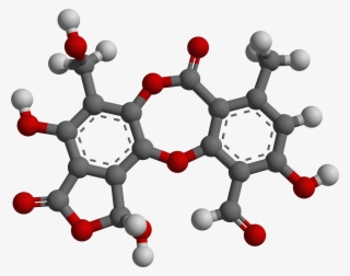 File - Salazinic Acid - 3d - Ball And Stick Model - P Xylene Molecule #8473336