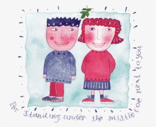 I'm Standing Under The Mistletoe - Child Art #8473842