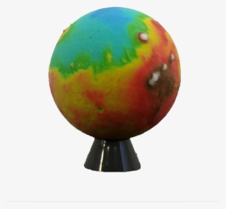 3d Printed Mars Globe False Colour Relief - Sphere #8474014
