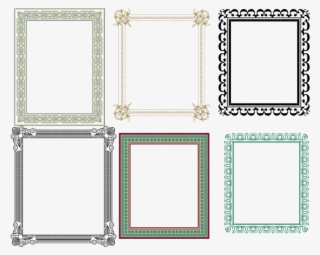 Artistic Frames 2 Free Vector - Open Office Frames #8475594