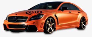 Airport Auto Body - Orange Mercedes Benz Png #8476070