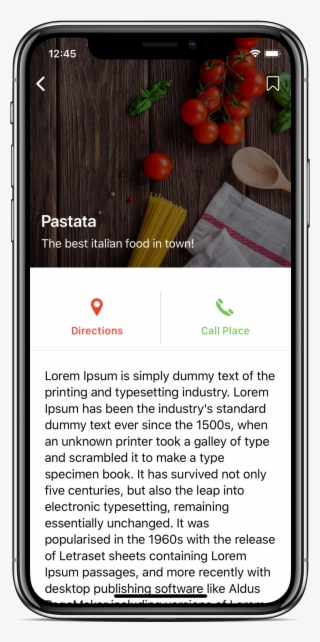 Mockup/simulator Screen Shot - Smartphone #8477995