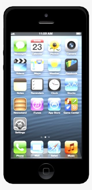 Iphone With 10 Backs Patterns 3d Model Obj Mtl 3ds - Iphone 5 Black Home Screen #8478039