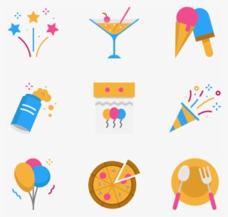 Fun Icons Free Vector Party Ⓒ - Celebration Icon Flat #8479188