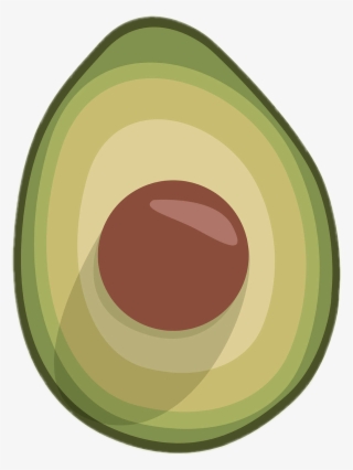 Avocado Avokado Tumblr Fruits Sticker Elf Png Avacado - Circle #8479543