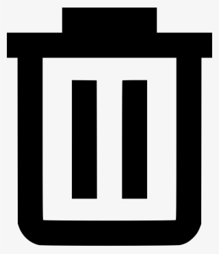 Vector Black And White Stock Trash Can Bin Delete Png - Scrap Icon #8479669 Vector Black And White Stock Trash Can Bin Delete Png - Scrap Icon #8479669