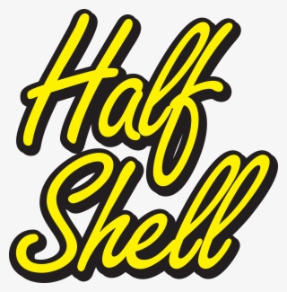 Half Shell Logo Words Copy - Illustration #8480123