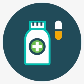 Clinic Location Pharmacy Services Icon - Circle #8480240
