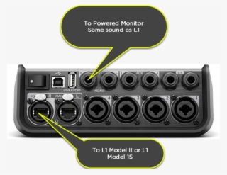 T4s Monitor Outputs Main Out - Bose T4s Tonematch Mixer #8480407