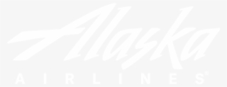 Alaska - Alaska Airlines Logo White #8480993