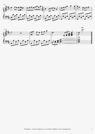 Snowflakes Tobefree 5 - Partituri Smiley Acasa #8481515