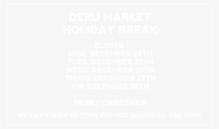 Deru Christmas 18 Closed - White Image For Instagram #8482333