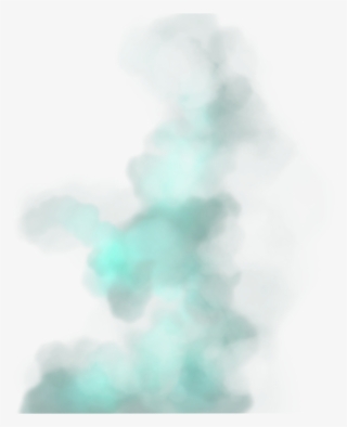 Ftestickers Effect Overlay Smoke Fog Green - Watercolor Paint #8483600