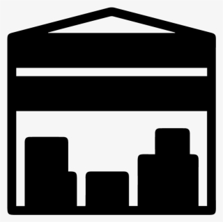 Warehouse Icon Png - Warehouse Silhouette #8483634