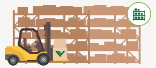 Warehouse Clipart Logistics Warehouse - Warehouse Logistic Png #8484004