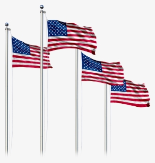 Usa Flag W/ Optional Flagpole - Png Usa Banner #8484652