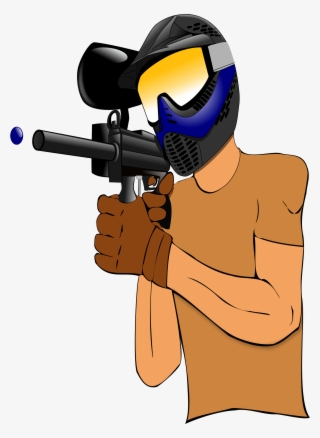 Big Image - Paintball Clipart #8486056