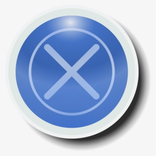 This Free Icons Png Design Of Bluebutton X #8486148