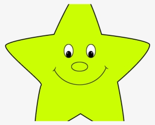 Neon Clipart Green Star - Cartoon #8487449