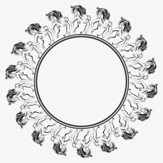 Picture Frames Abstract Art Line Art Child Abstract - Circle #8487846