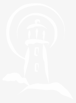 Logo Lighthouse White Square - Illustration #8488615