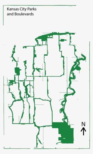 Illustration Of The Parkways, Boulevards And Parks - Diagram #8488940