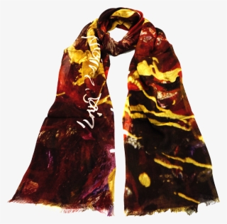 Red Abstract Scarf - Scarf #8489373