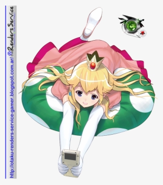 Princess Peach With Brown Hair #8489374