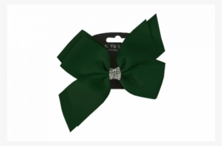 Diamante Bow Bottle Green - Present #8490541