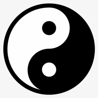 Yin And Yang Symbol Taijitu Black And White Poster - Simbolo De Yin Y Yan #8490988