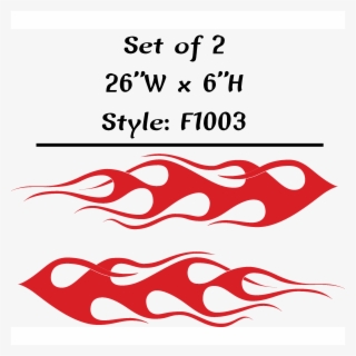 Vehicle Tribal Flames Vinyl Decal Sticker Car Truck - Flame Decals ...