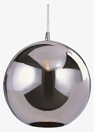 Pendente Esfera De Vidro Cromado - Pendant #8492165